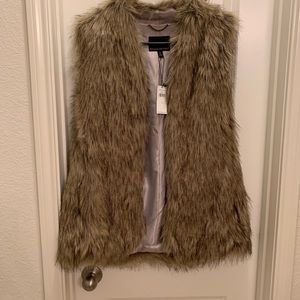 Banana Republic Faux Fur Vest